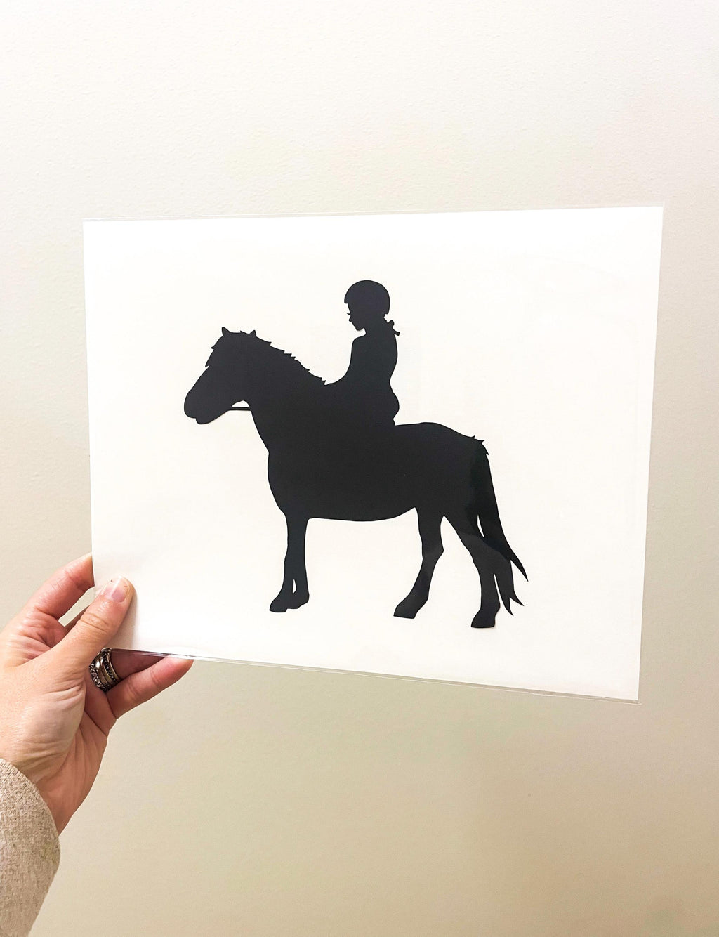 Full Body Silhouette Portrait