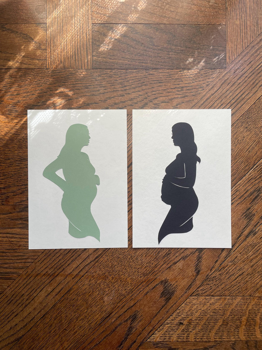 Full Body Silhouette Portrait