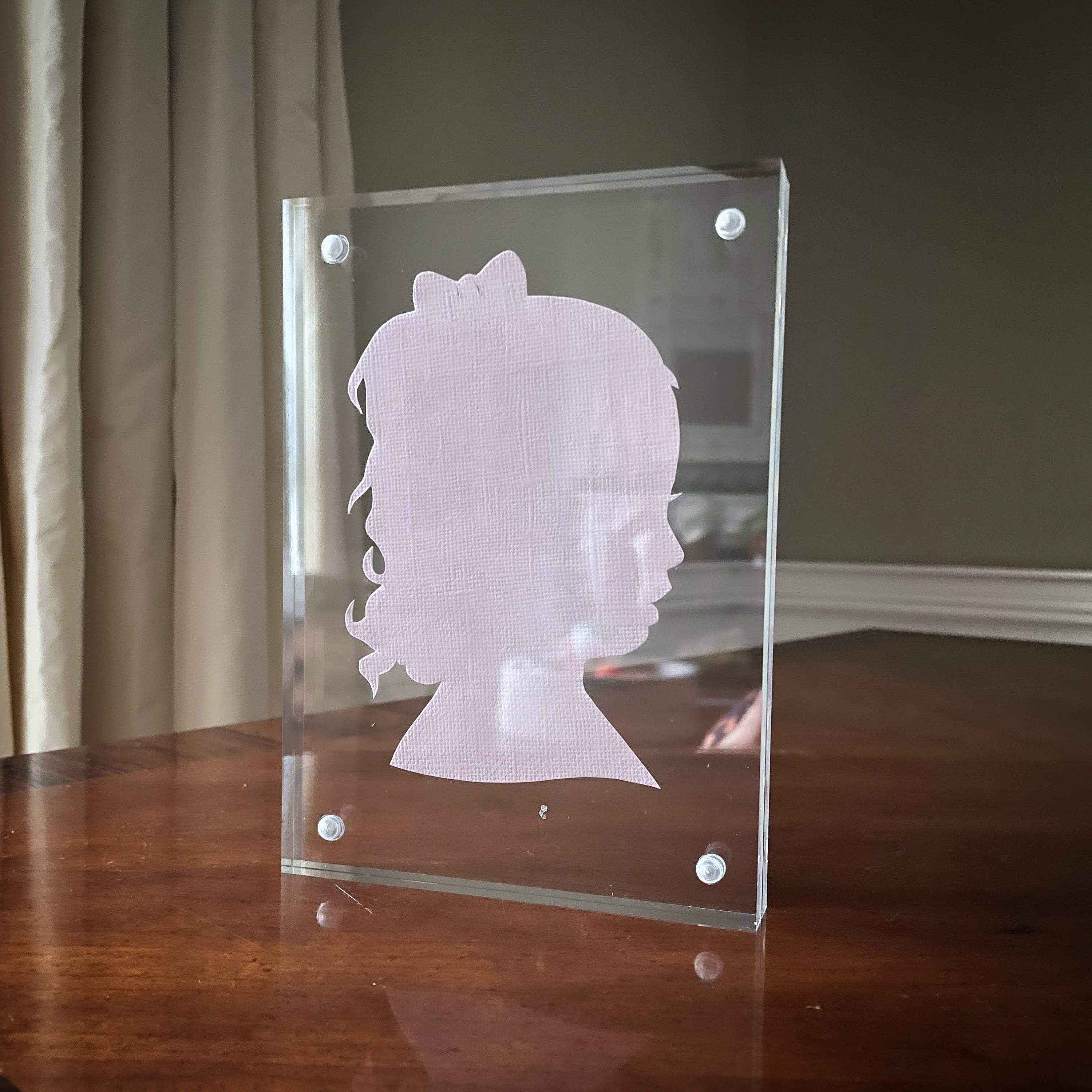 5x7 Acrylic Frame Silhouette